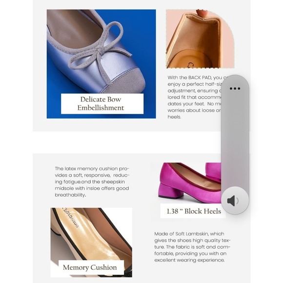 C. Paravano Women's Pump | Square Toe Chunky Heels | Leather Low Heel Pumps  40 - Picture 7 of 13